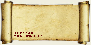 Ivanka Sibinović vizit kartica